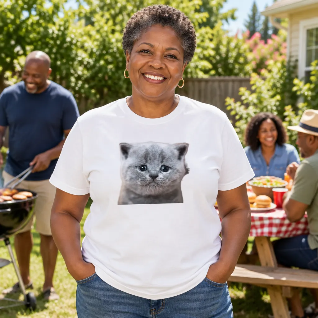 Crying Cat Meme Tee | Big Mood Energy