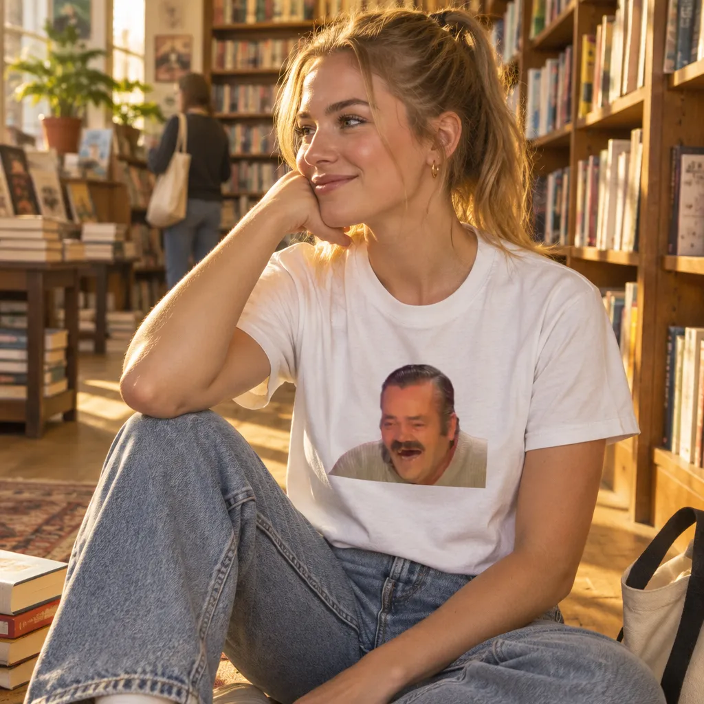 El Risitas KEKW Laughing Guy Meme T-Shirt