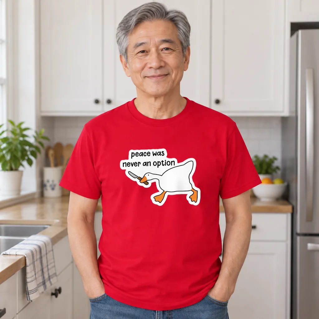 Peace Was Never an Option Meme T-Shirt