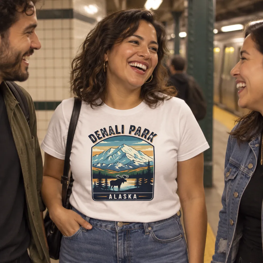 Denali Park Meme Tee | Vintage Souvenir Style