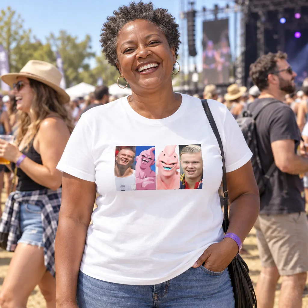 Erling Haaland Majin Buu Meme Tee T-Shirt