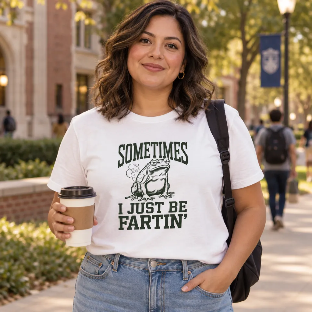 Sometimes I Just Be Fartin Frog Tee