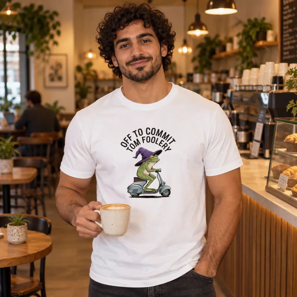 Off to Commit Tomfoolery Graphic T-Shirt
