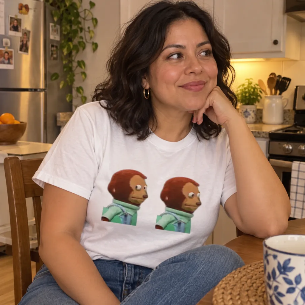 Monkey Puppet Looking Away T-Shirt