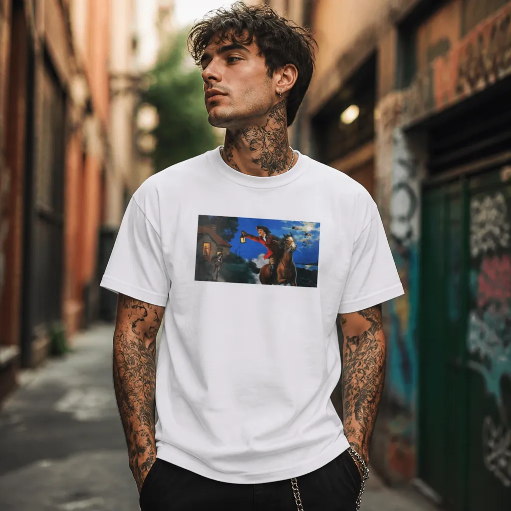Model wearing How I Feel: Chaos Incoming Meme Tee T-Shirts in Red