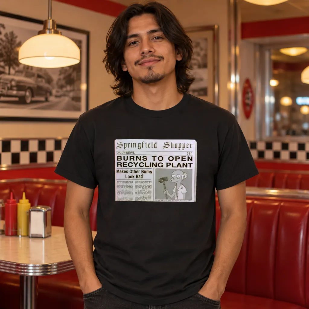 Animated Sitcom News Tee