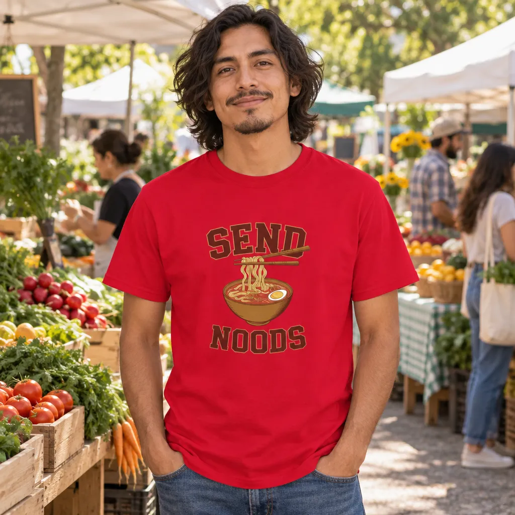 Send Noods Ramen Bowl Funny T-Shirt