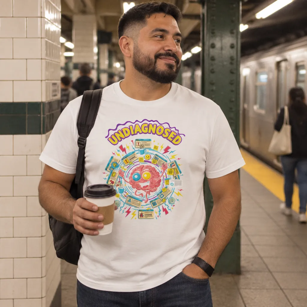 Undiagnosed Funny Chaotic Energy Tee