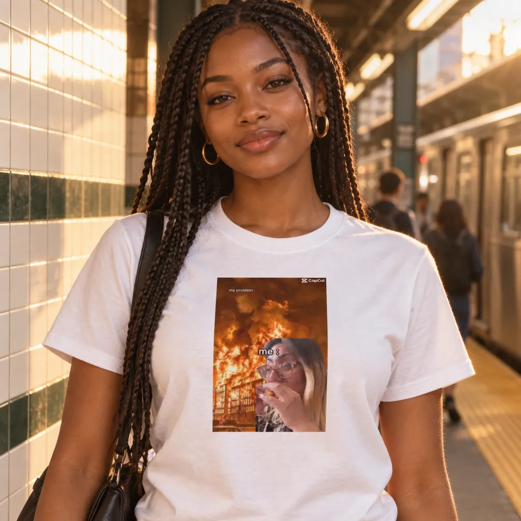 Everything's Fine. Coffee & Chaos Tee.