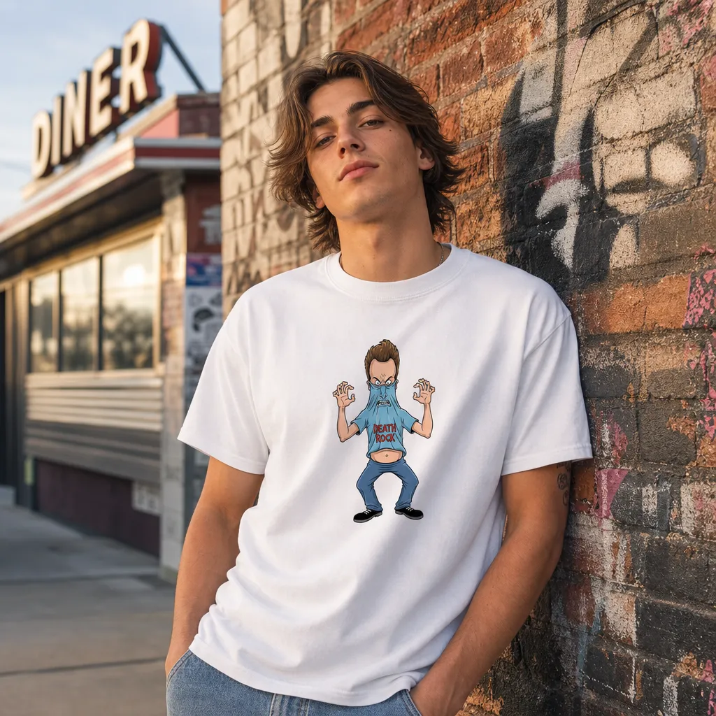 Model wearing I Am Cornholio T-Shirt T-Shirts in Black