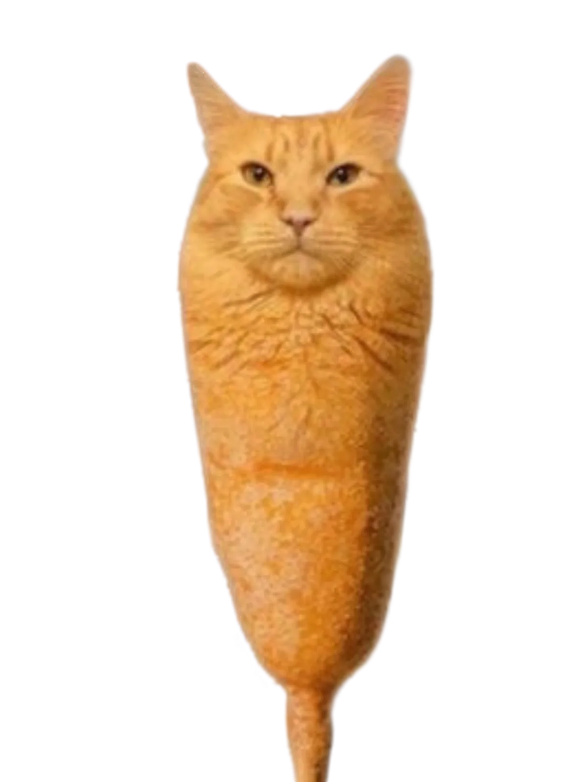 Corn Dog Cat Brainrot Meme Tee Graphic Print Artwork Detail
