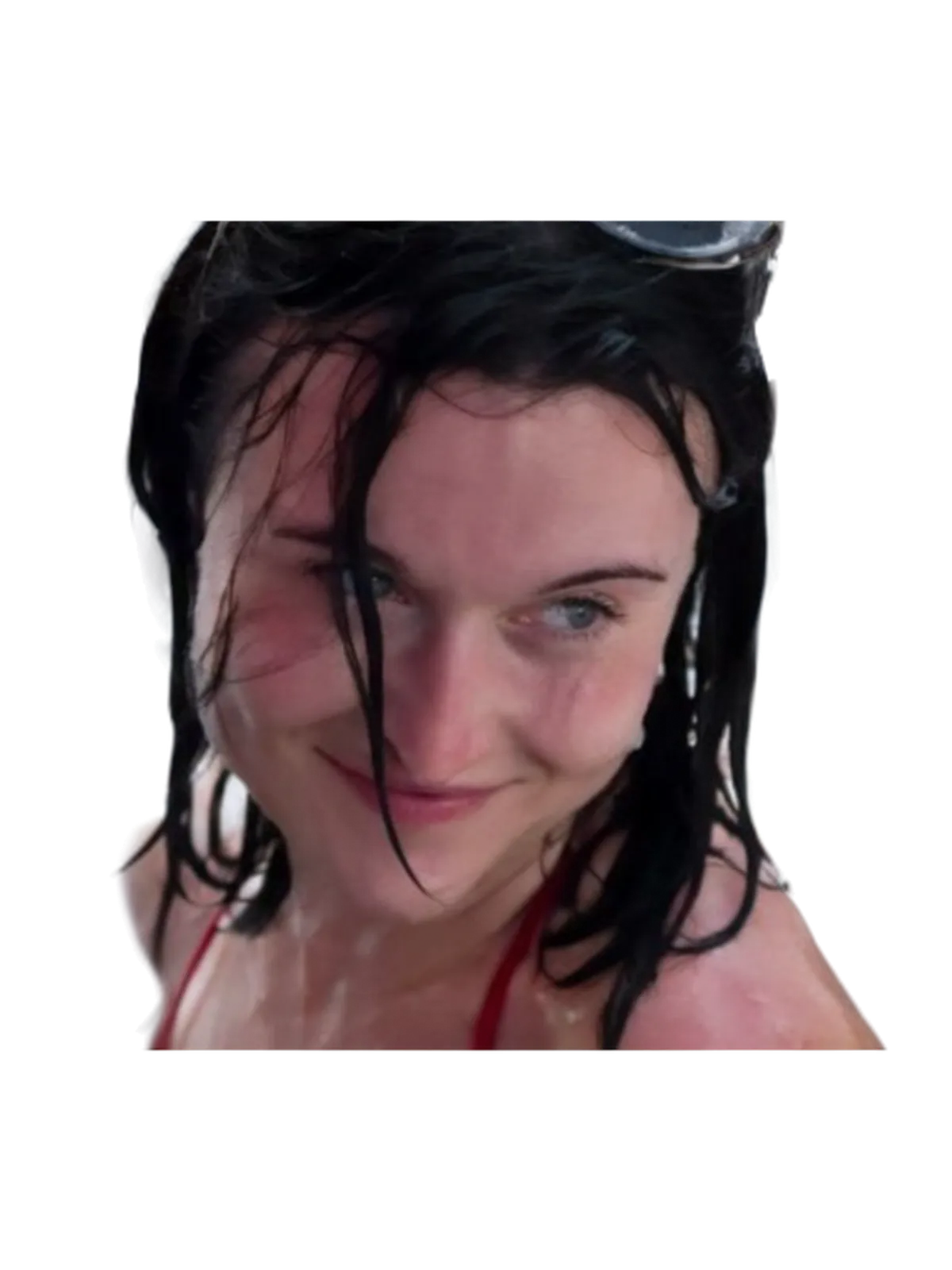 Foam Party Girl Iconic Glance T-Shirt Graphic Print Artwork Detail