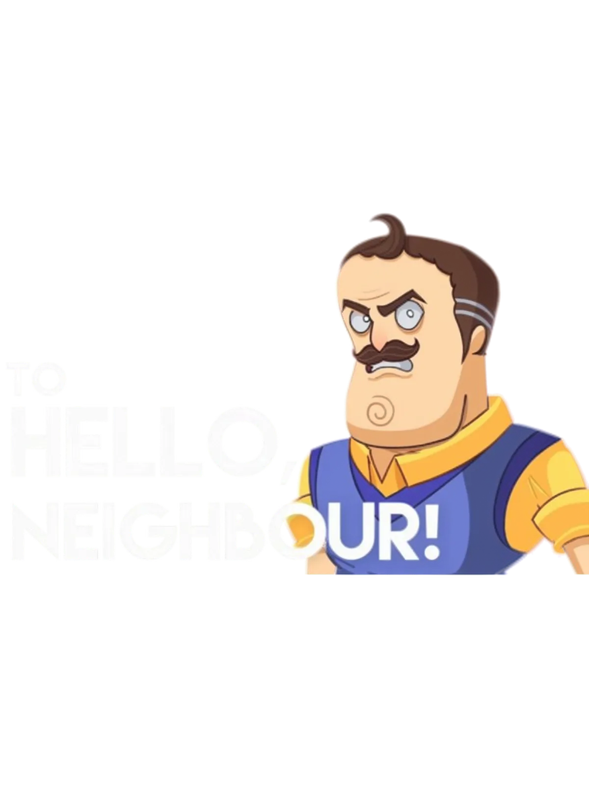 Yo Mama Hello Neighbor Randomizer Tee Graphic Print Artwork Detail