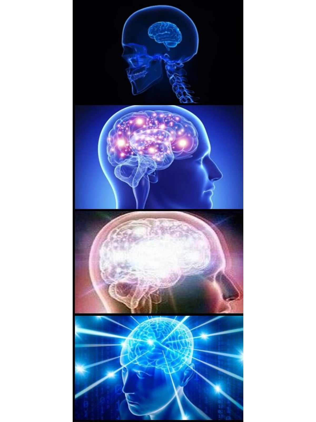Expanding Brain Hoodie Graphic Print Artwork Detail
