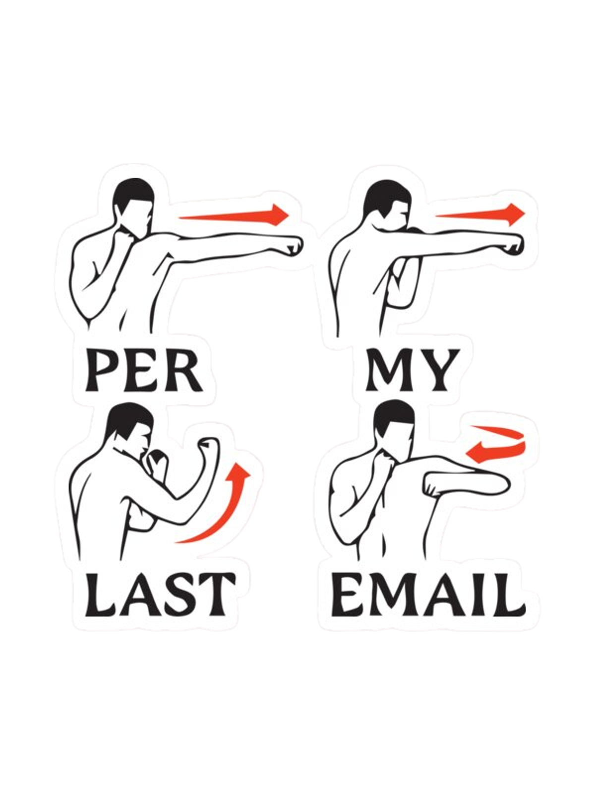 Per My Last Email... T-Shirt Graphic Print Artwork Detail