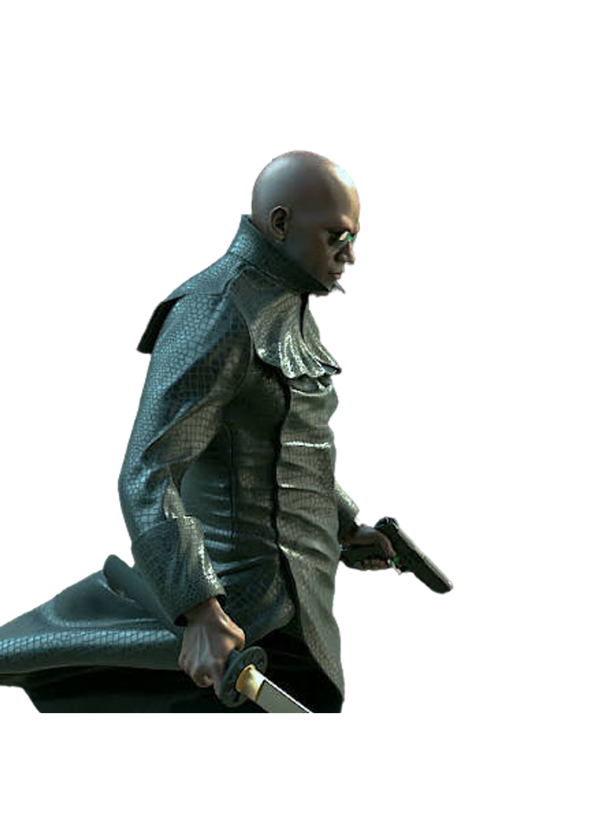 Matrix Morpheus T-Shirt Graphic Print Artwork Detail