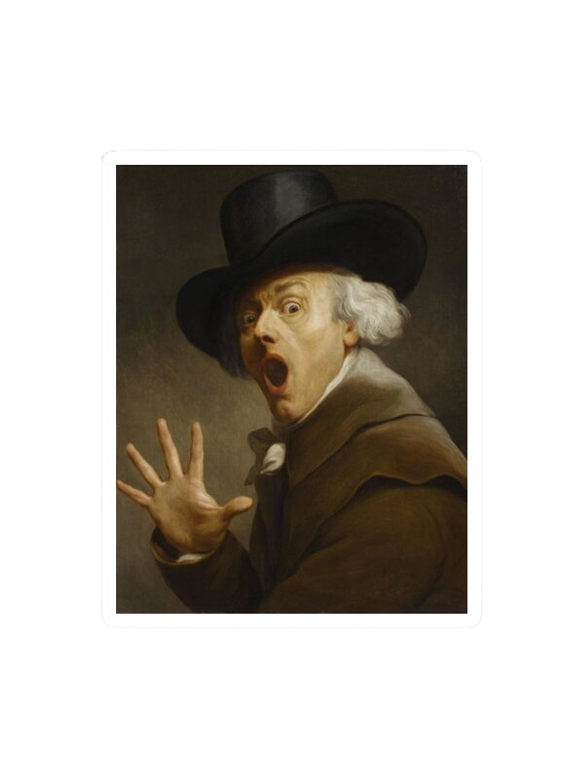 Joseph Ducreux Archaic Rap T-Shirt Graphic Print Artwork Detail