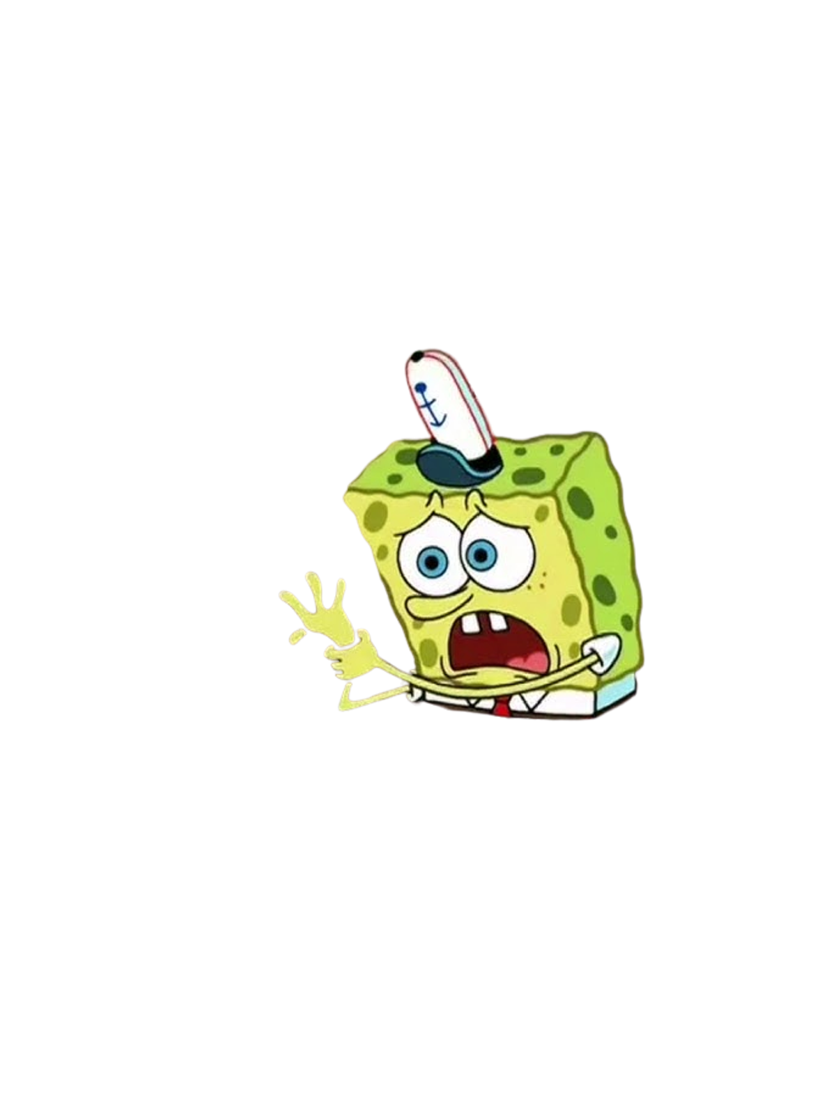 SpongeBob Burned T-Shirt Graphic Print Artwork Detail