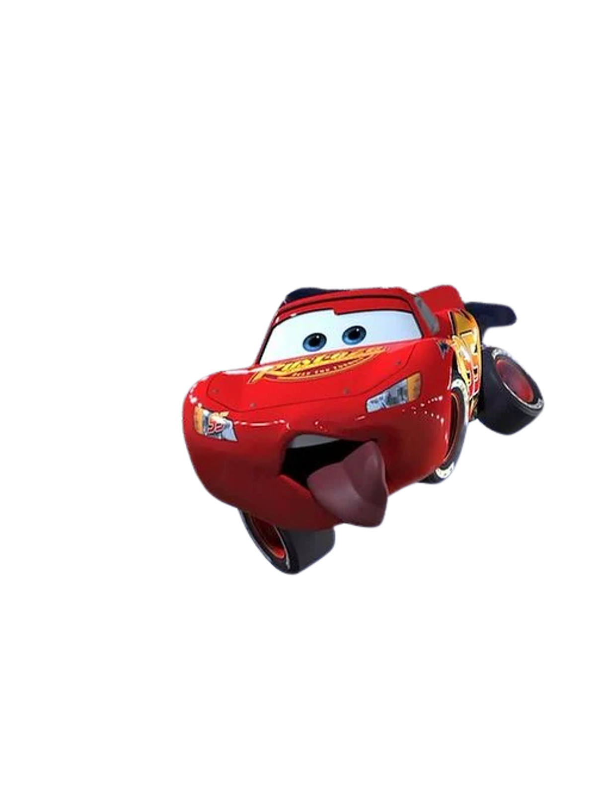 Lightning McQueen Graphic Print Artwork Detail