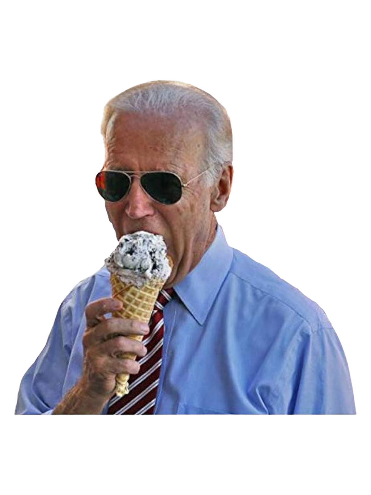 Biden Ice Cream T-Shirt Graphic Print Artwork Detail