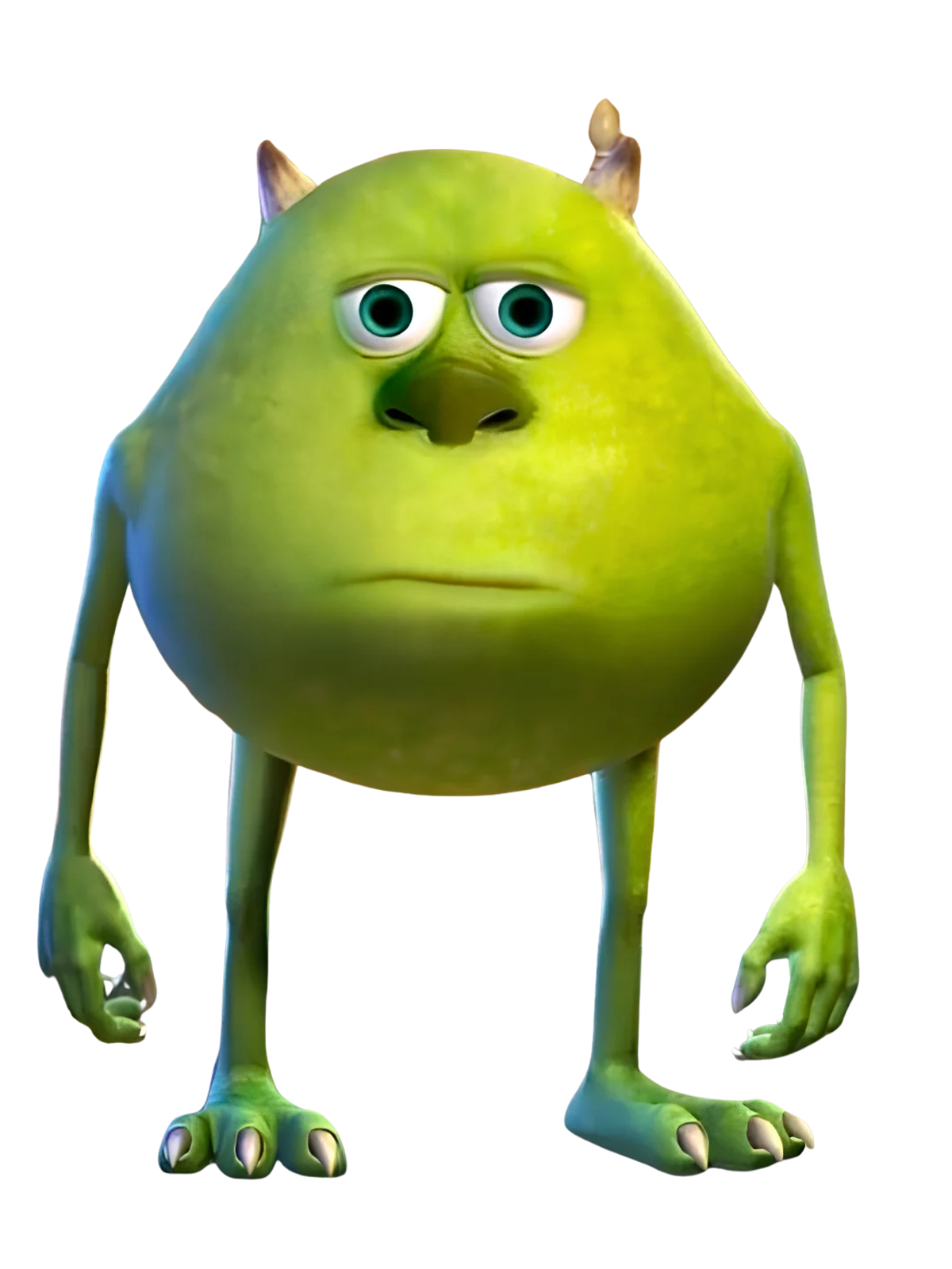 Mike Wazowski Sulley Face Swap T-Shirt Graphic Print Artwork Detail