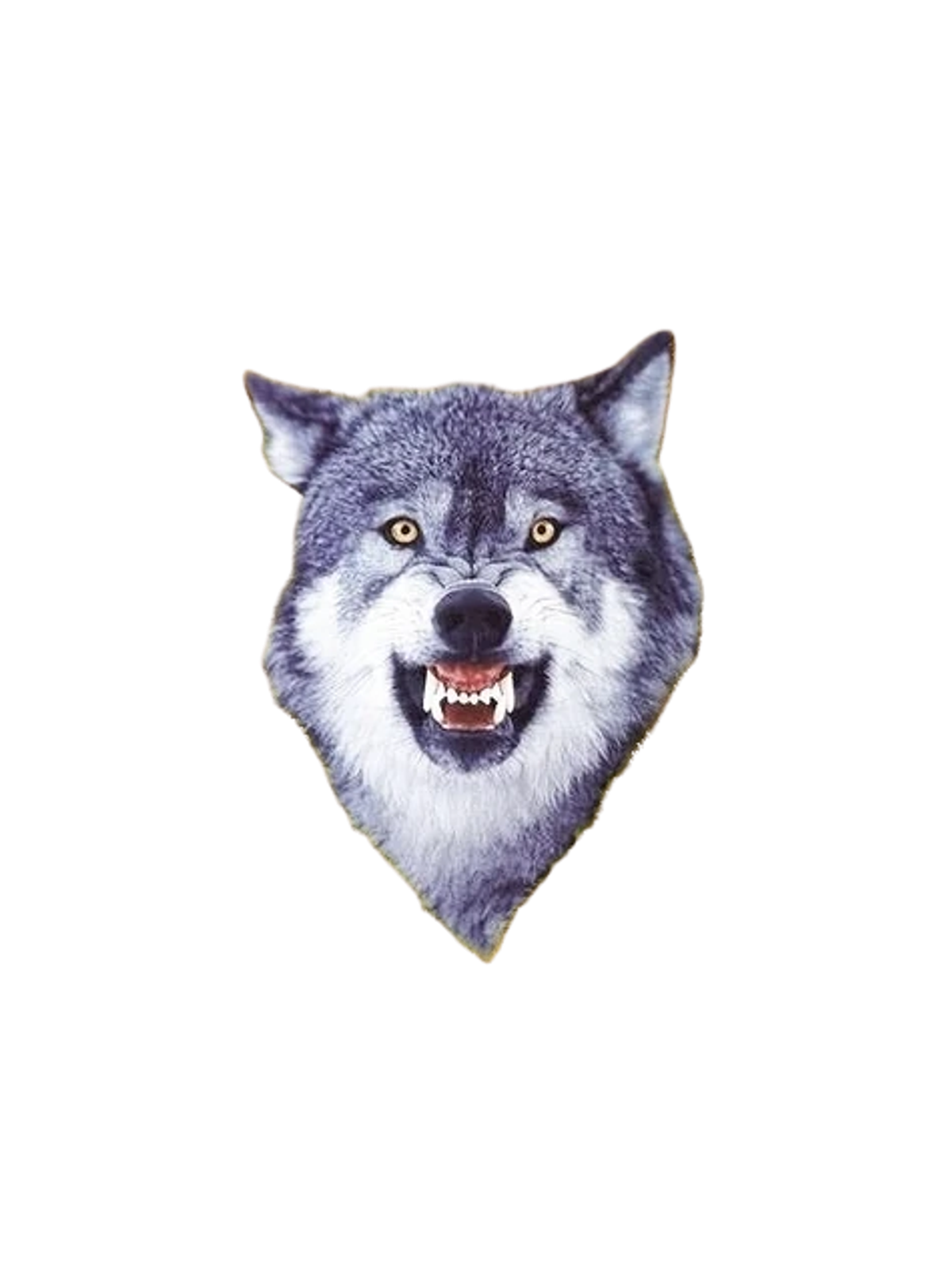 Courage Wolf Meme T-Shirt: Be Fearless! Graphic Print Artwork Detail