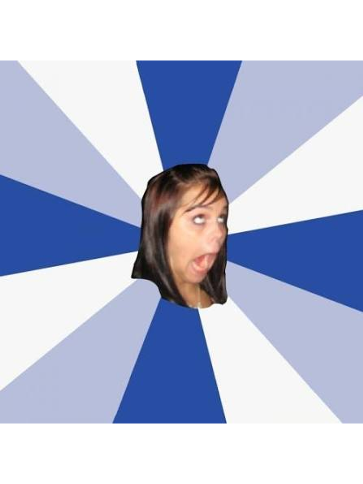 Annoying Facebook Girl Meme Tee Graphic Print Artwork Detail