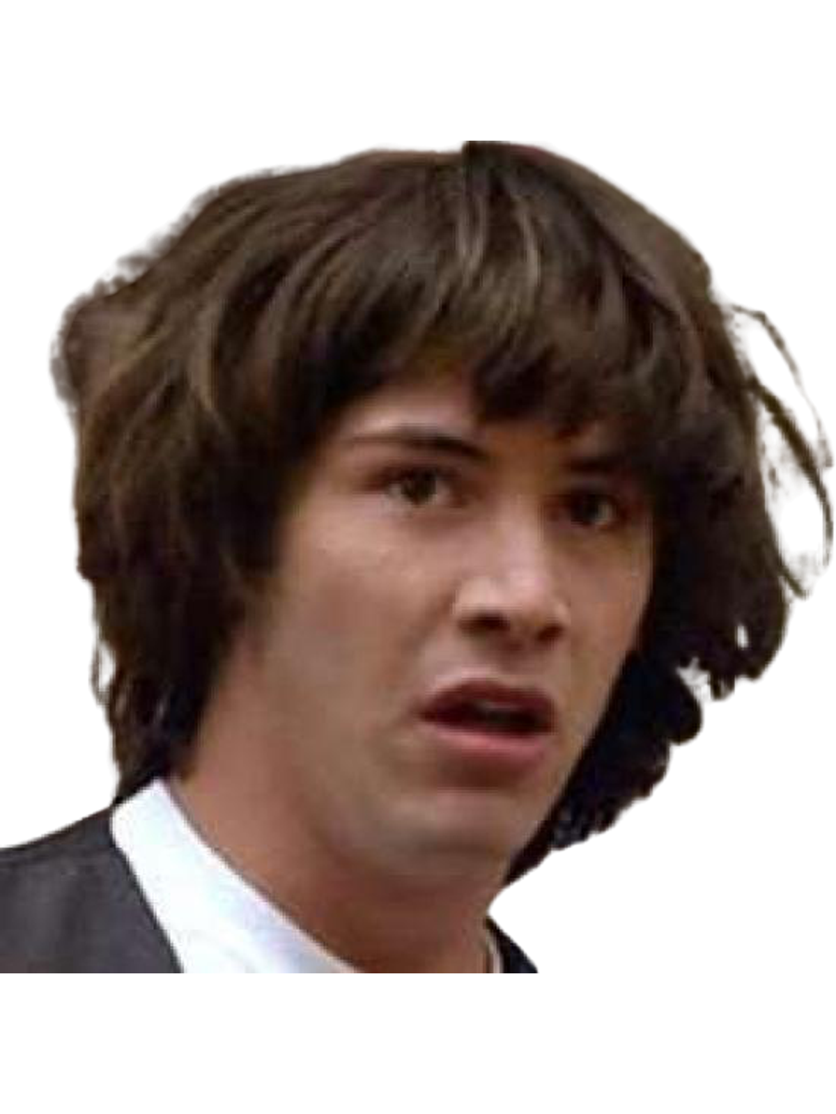 Conspiracy Keanu: What If? Meme T-Shirt Graphic Print Artwork Detail