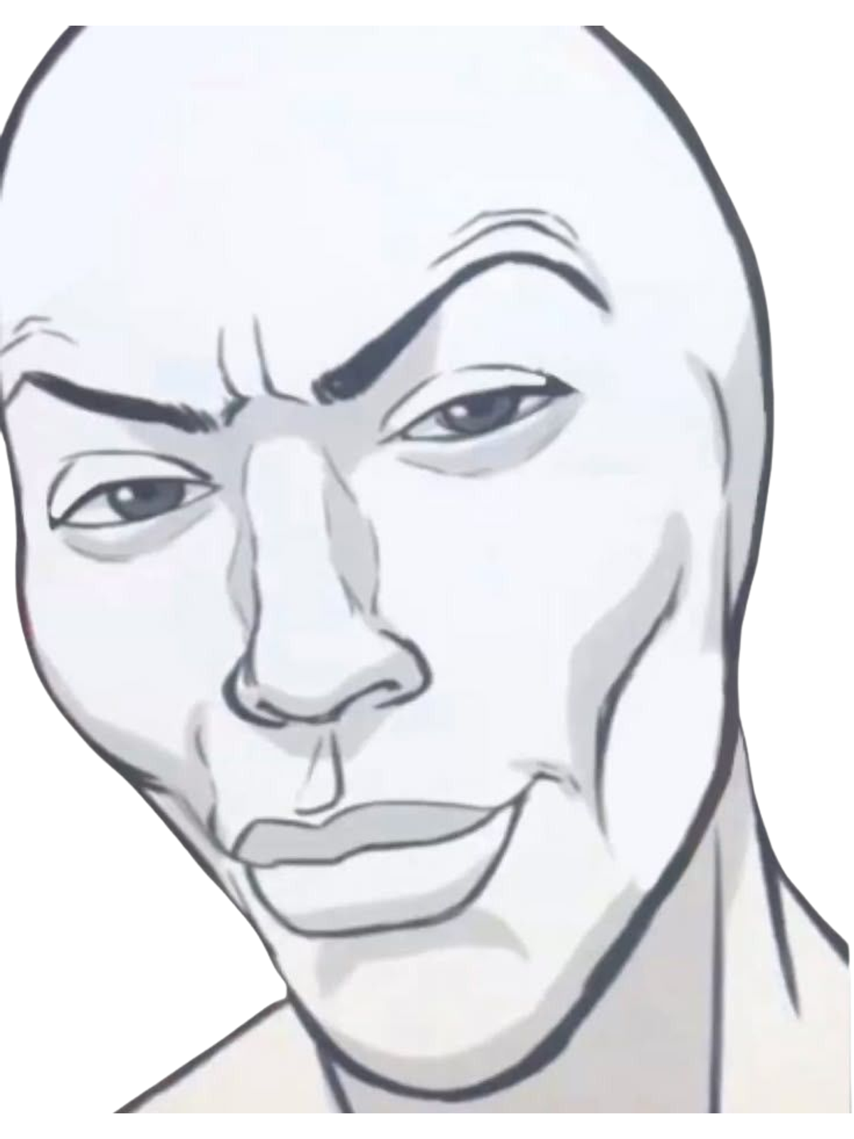 Sigma Face Meme Tee | Solo Vibe Graphic Print Artwork Detail