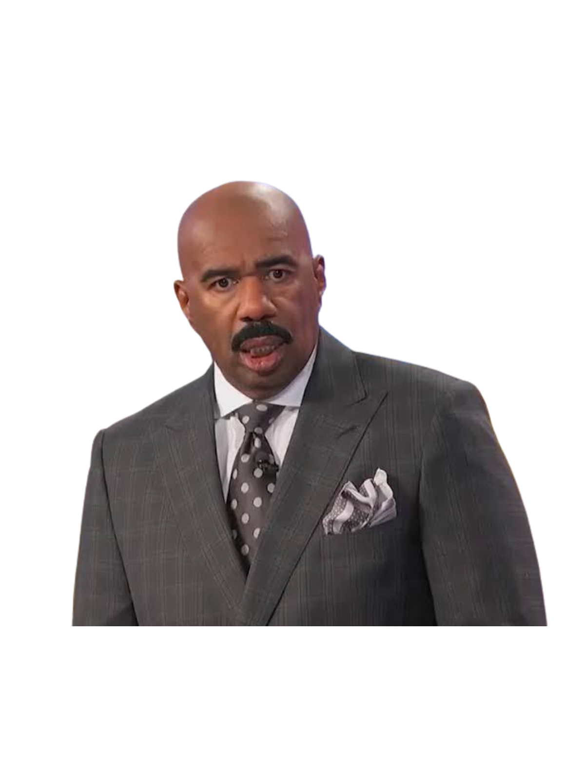 Confused Steve Harvey Meme T-Shirt Graphic Print Artwork Detail