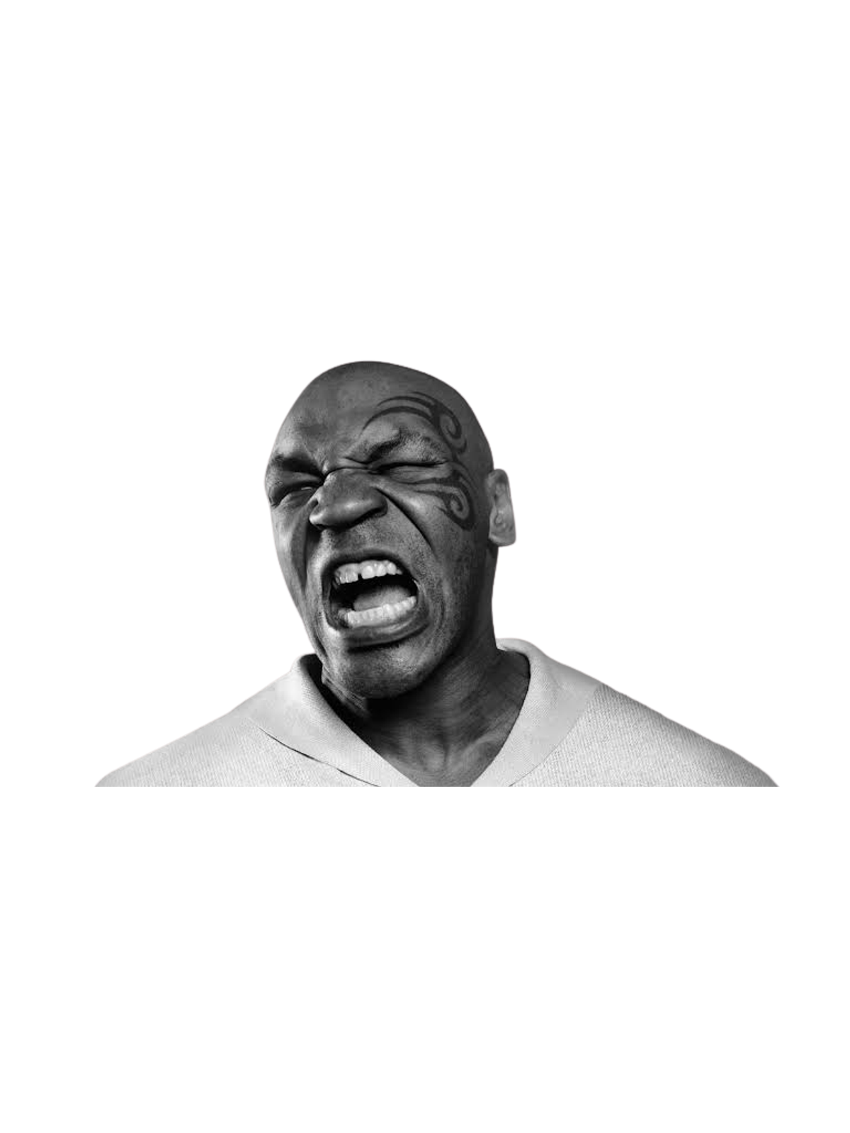 Furious Glare Meme Tee Graphic Print Artwork Detail