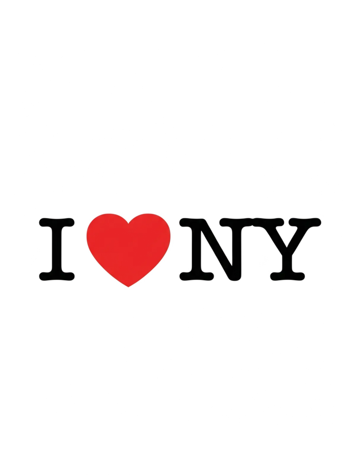 I Love NY Classic Meme T-Shirt Graphic Print Artwork Detail