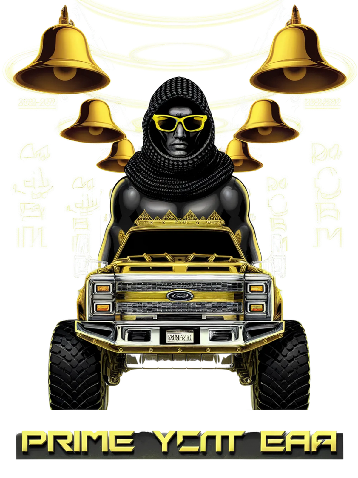 Prime Yeat Era Vintage Graphic Tee Graphic Print Artwork Detail