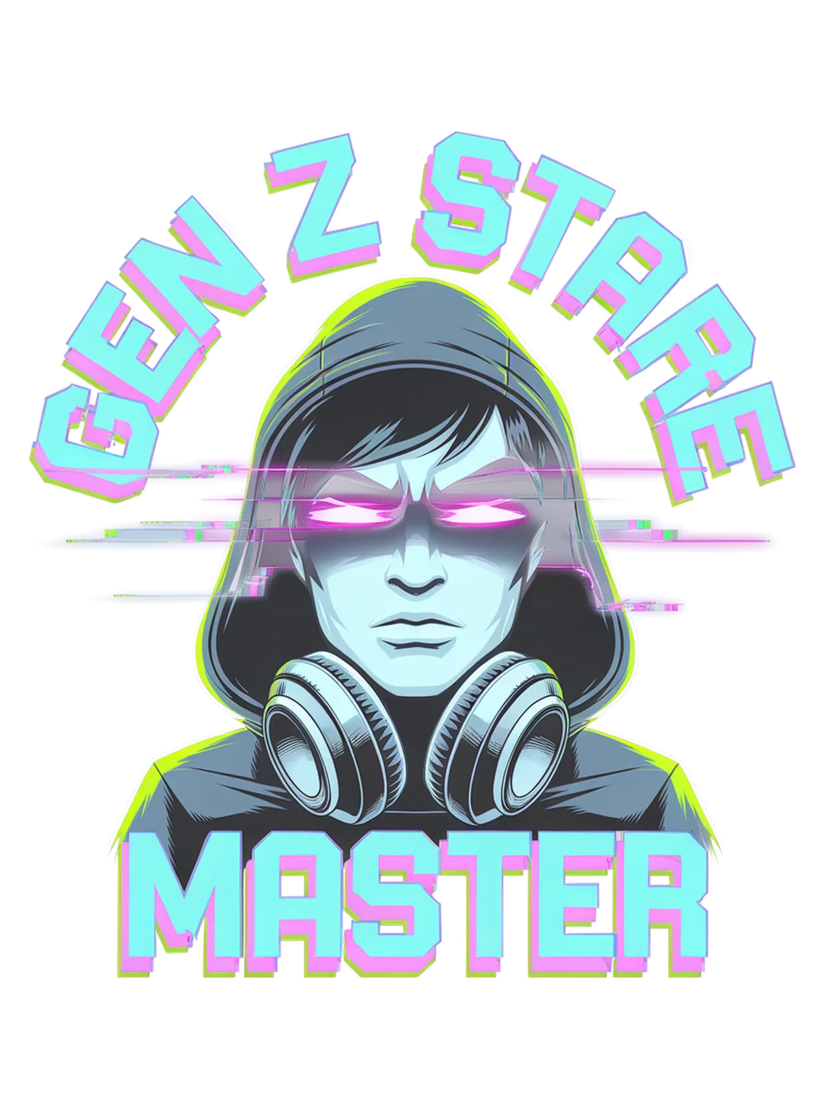 Gen Z Stare Master Graphic Tee Graphic Print Artwork Detail