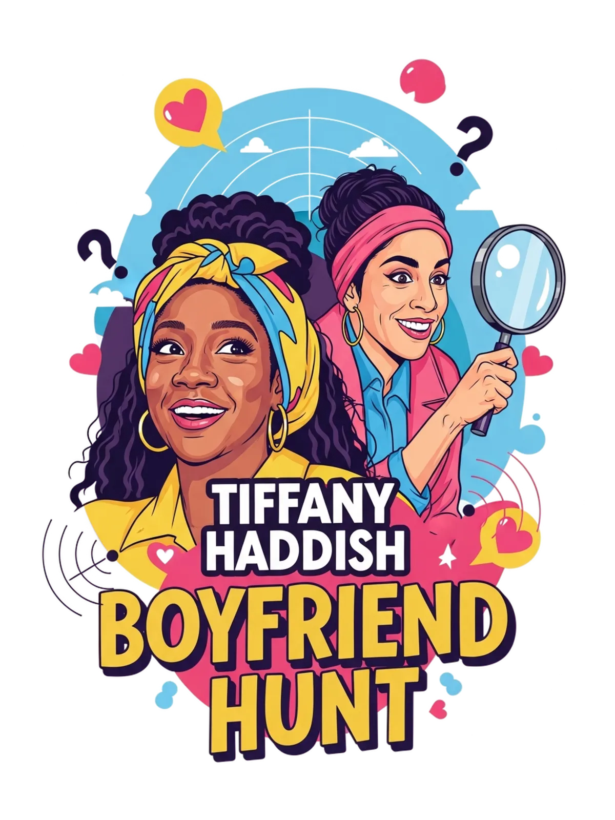 Tiffany Haddish Boyfriend Hunt Art Poster Graphic Print Artwork Detail