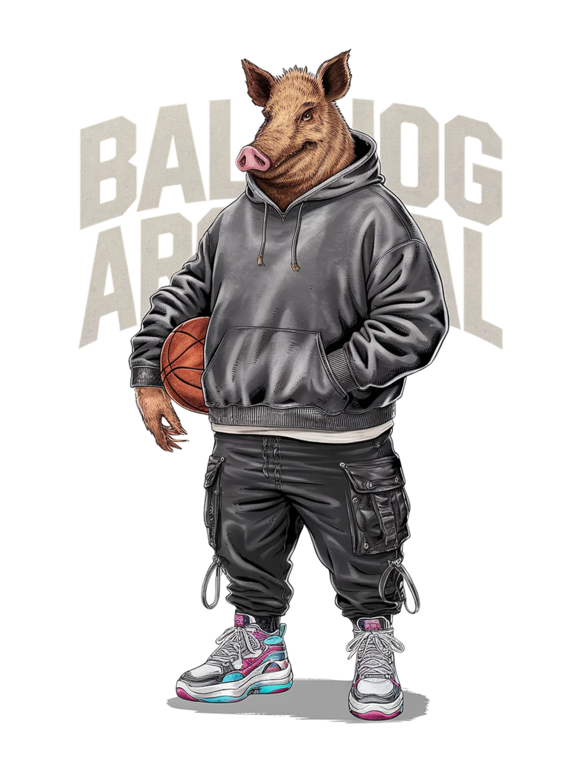 Ballhog Archival Vintage Graphic Tee Graphic Print Artwork Detail