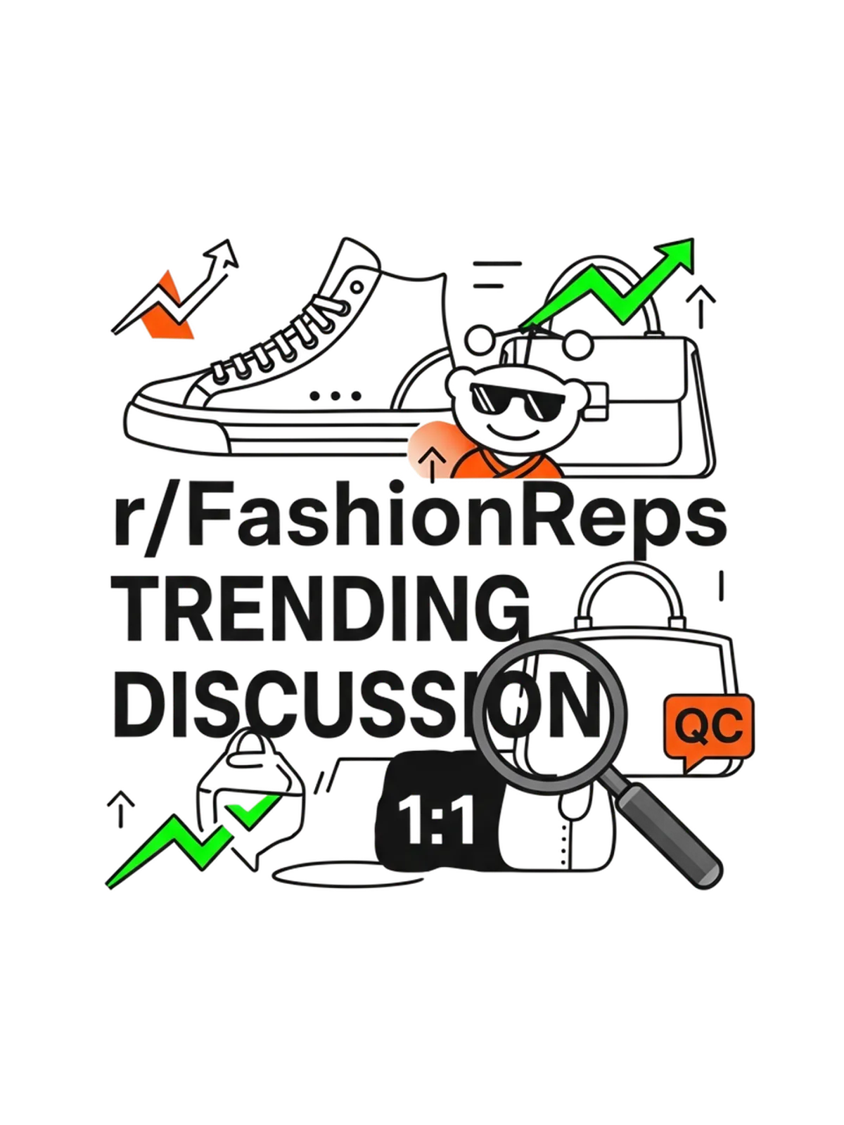 r/FashionReps Trending Discussion Poster Graphic Print Artwork Detail