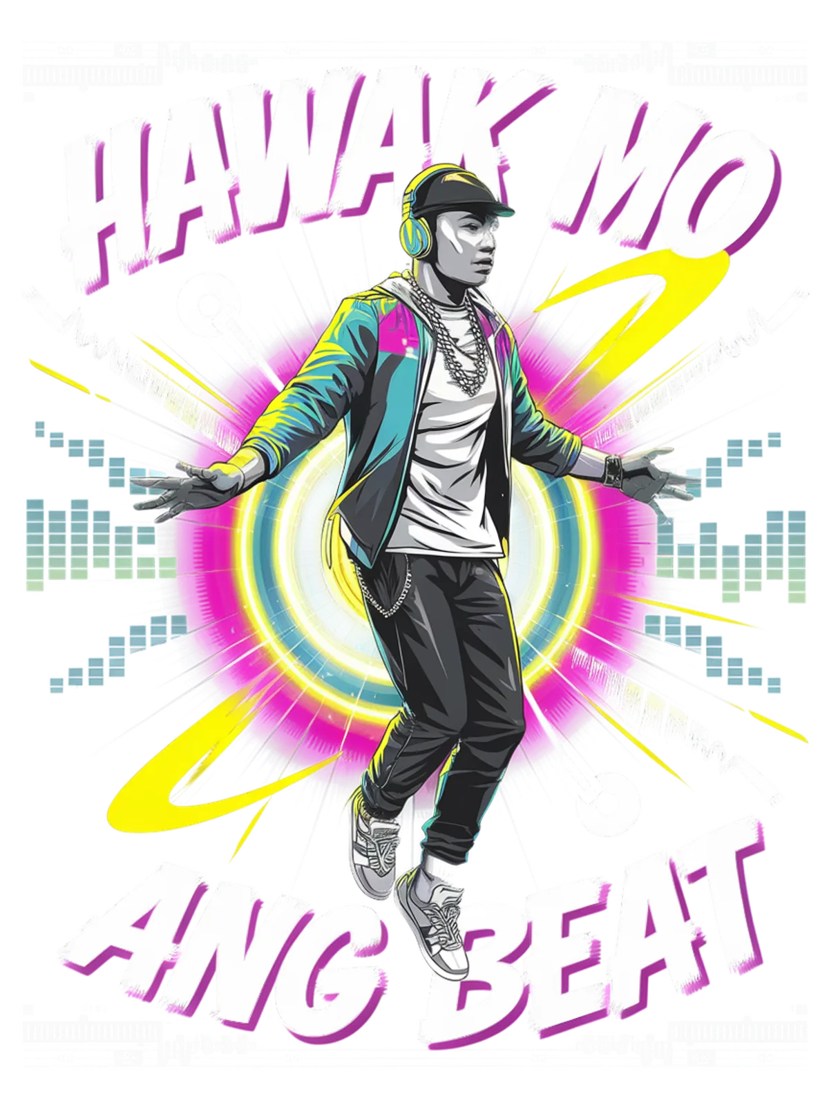 Hawak Mo Ang Beat Graphic Tee Graphic Print Artwork Detail