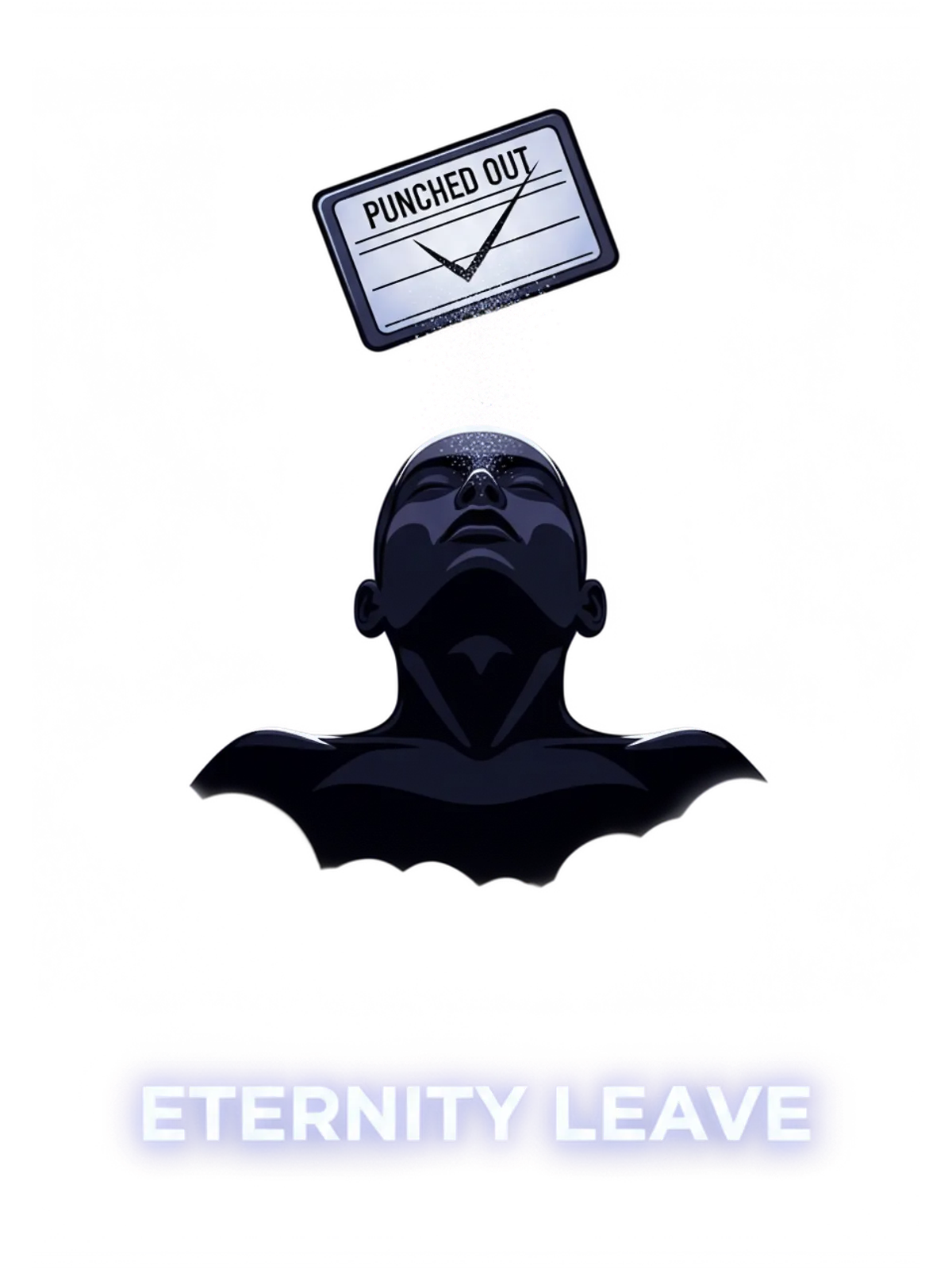 Eternity Leave Meme T-Shirt Graphic Print Artwork Detail