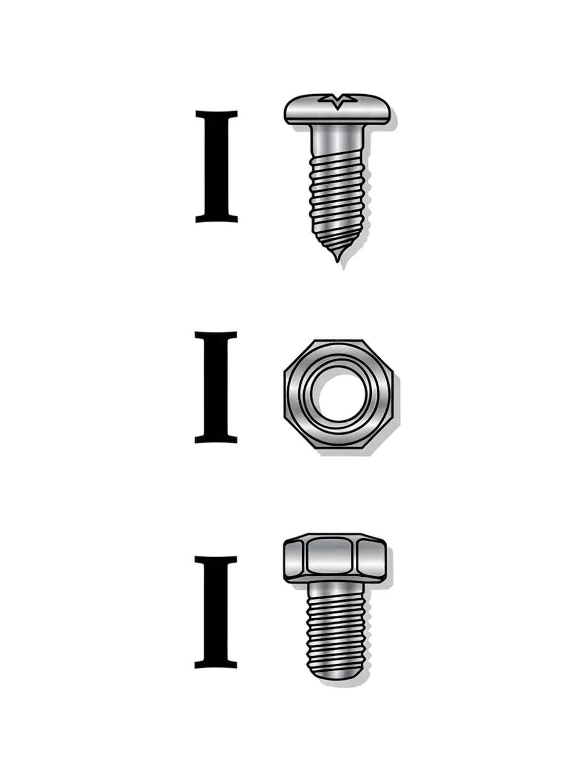 Funny Mechanic Hardware Pun Graphic Tee Graphic Print Artwork Detail
