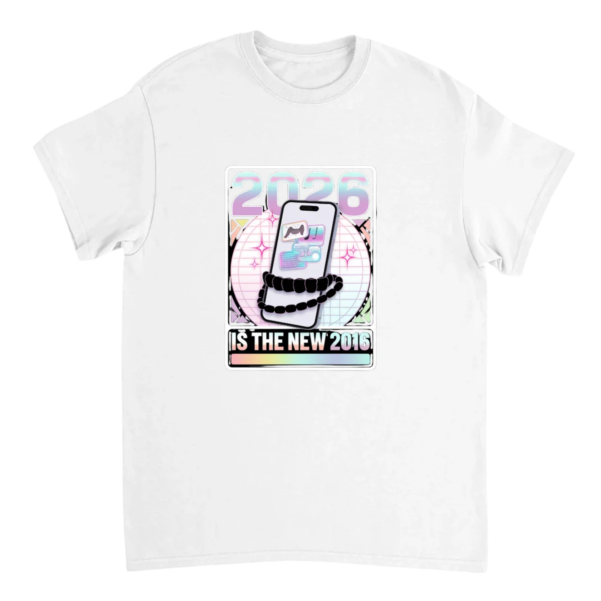 2026 Is The New 2016 Nostalgia T-Shirt - White T-Shirts (ZeitZwag Streetwear)
