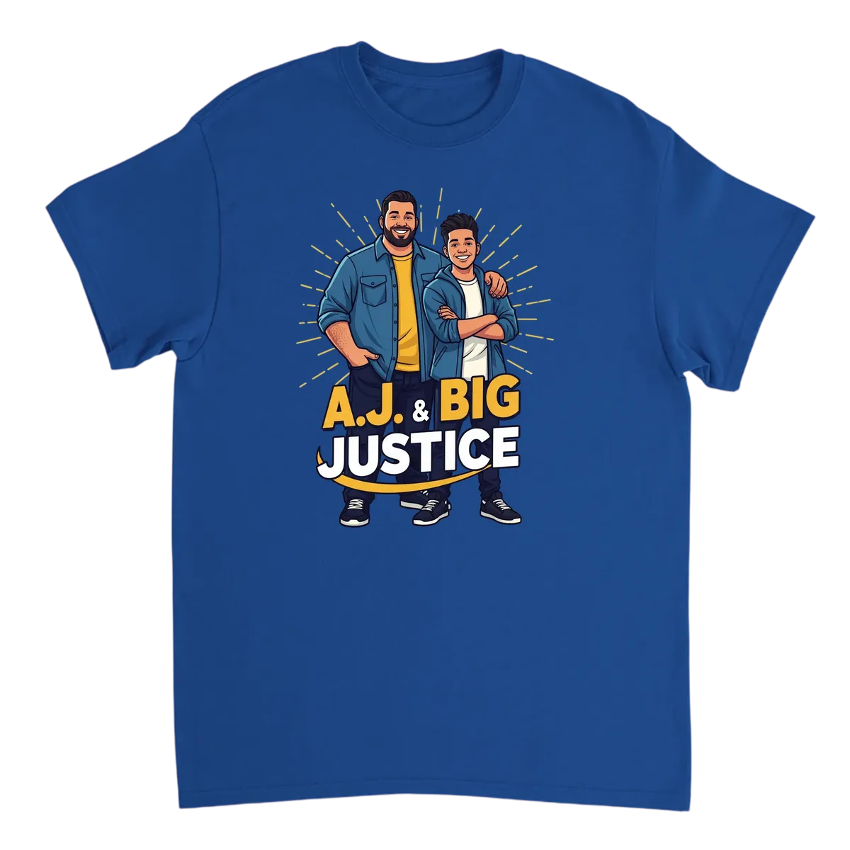 A.J. & Big Justice: Costco Guys Meme Tee White T-Shirts Photo 5