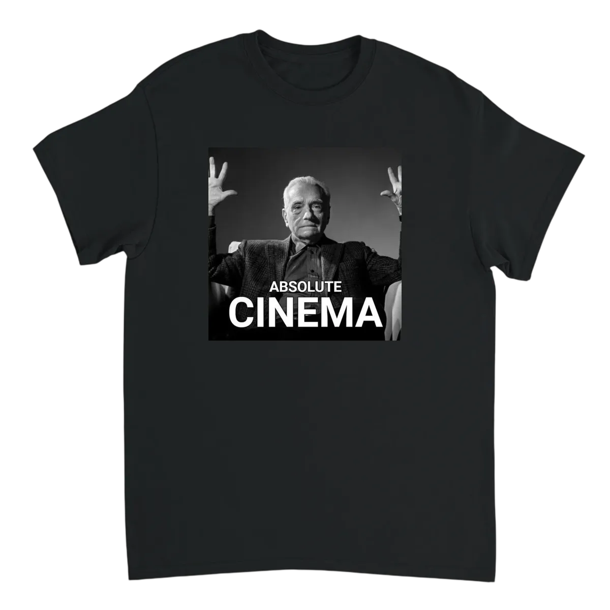 "Absolute Cinema" T-Shirt | Meme Trend White T-Shirts Photo 3