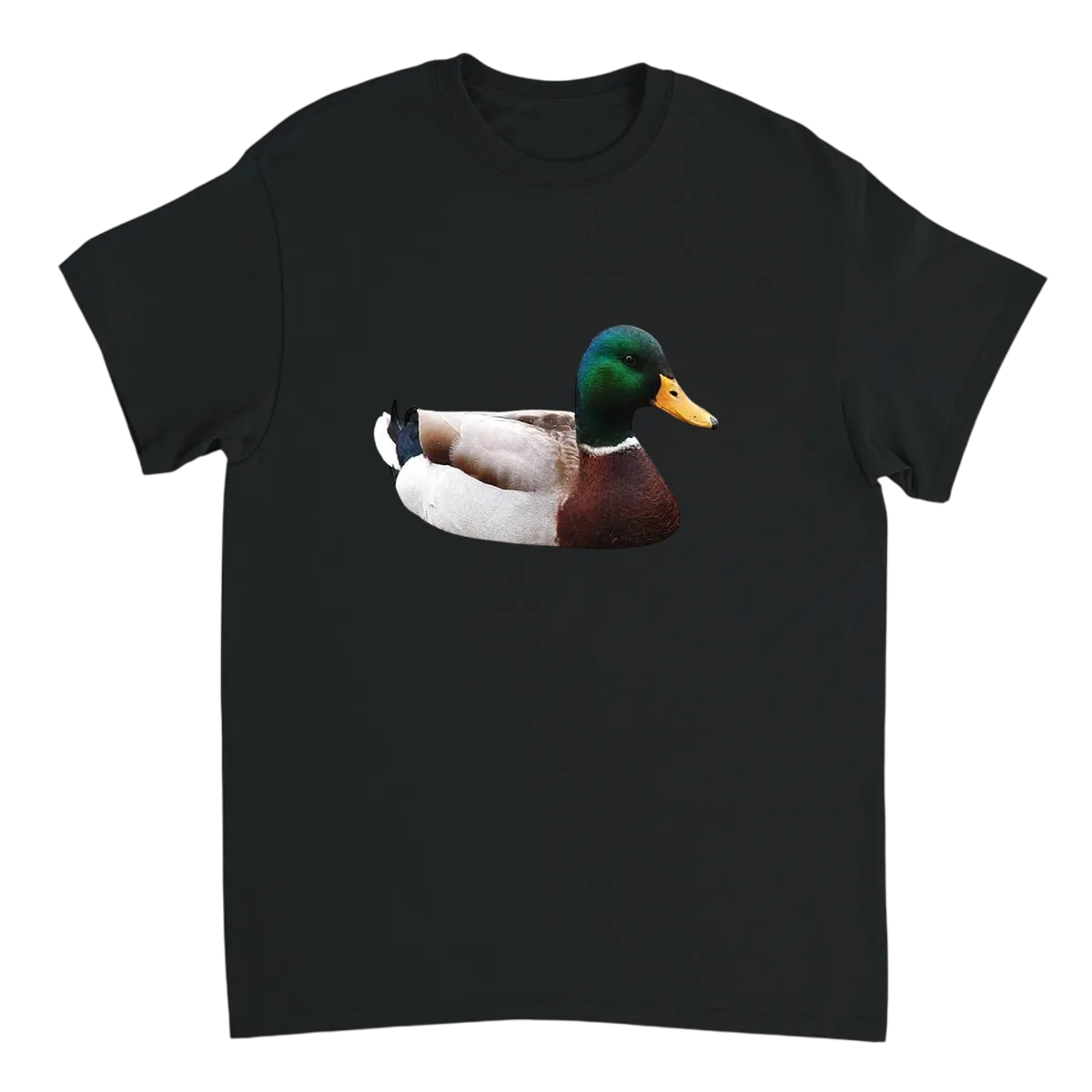 Actual Advice Mallard Meme Tee Black T-Shirts Photo 2