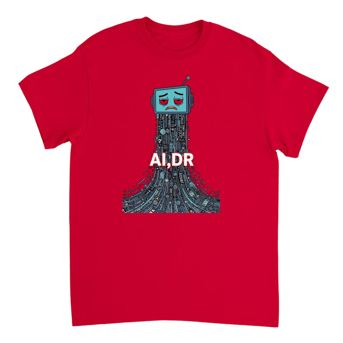 AI;DR Meme T-Shirt - Too Slop; Didn't Read White T-Shirts Photo 5