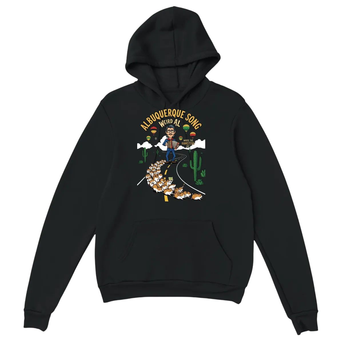 Albuquerque Epic Journey Hoodie - Weird Al White Hoodies Photo 3