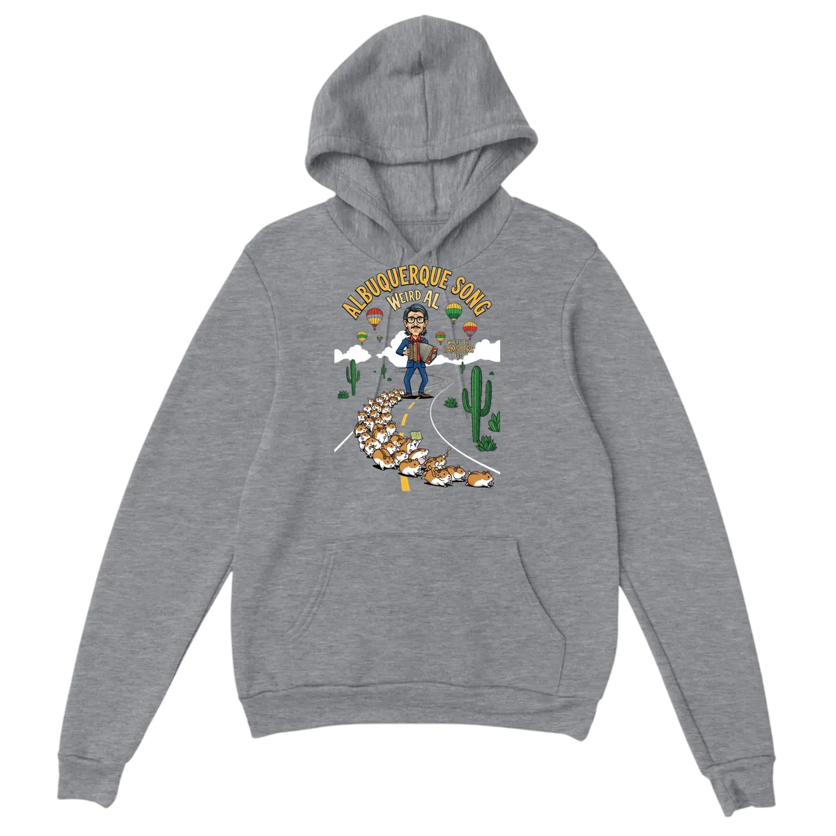Albuquerque Epic Journey Hoodie - Weird Al Hoodies - Grey