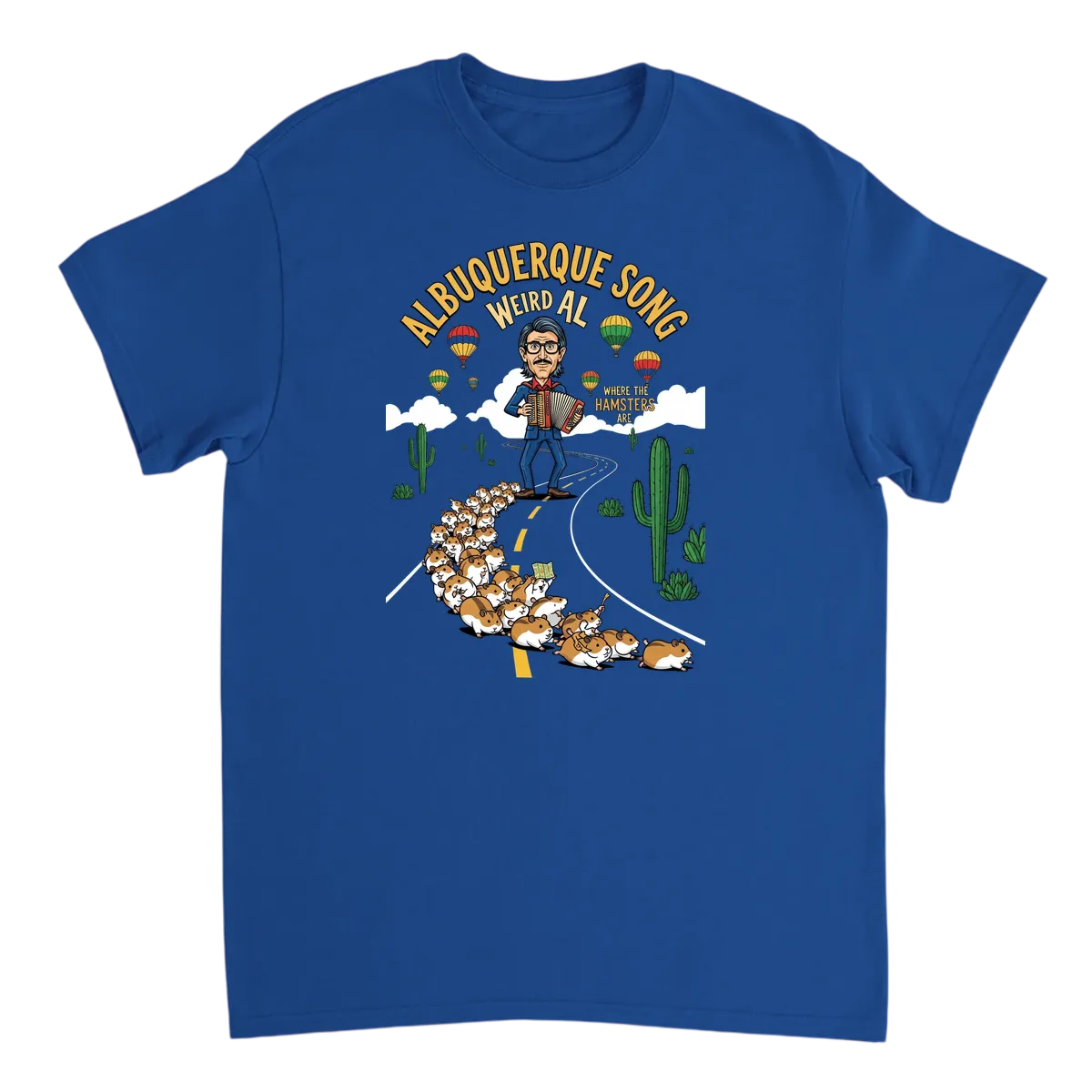 Albuquerque Song Tee - Weird Al Epic Journey White T-Shirts Photo 5