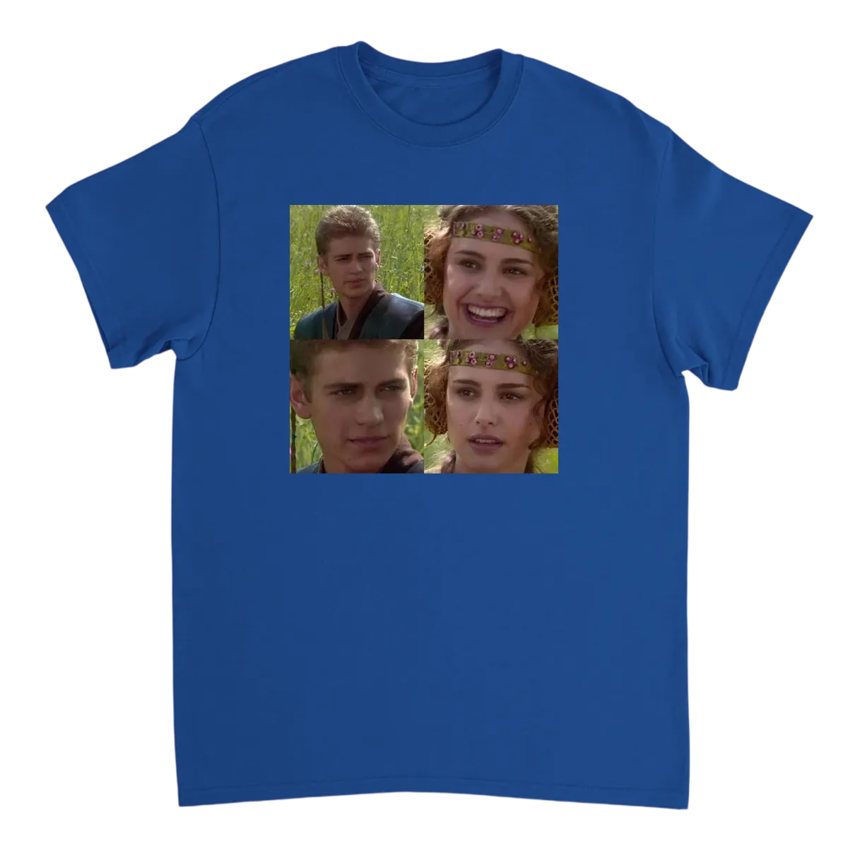 Anakin Padmé: I Hate Sand Meme T-Shirt T-Shirts - Royal
