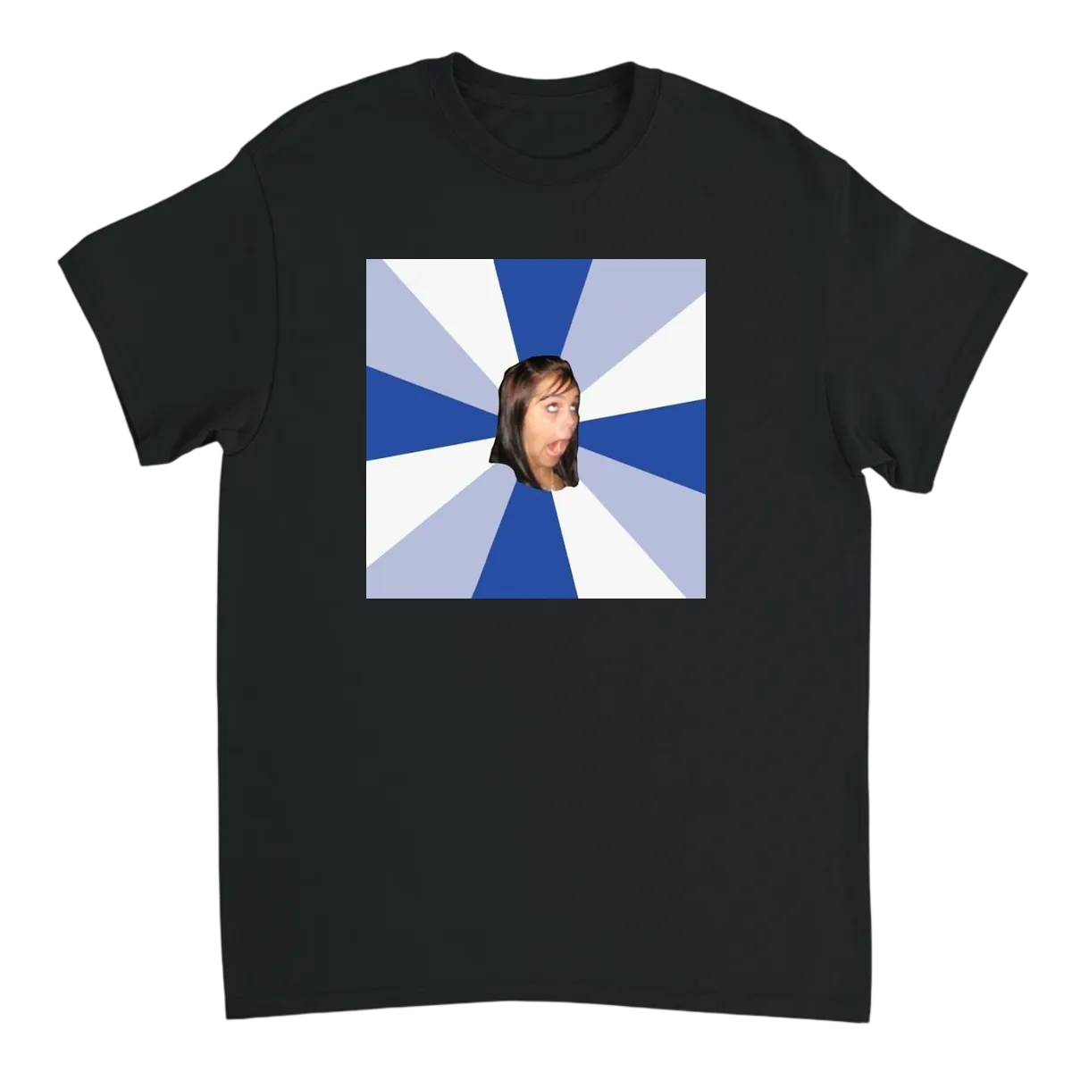 Annoying Facebook Girl Meme Tee Red T-Shirts Photo 2